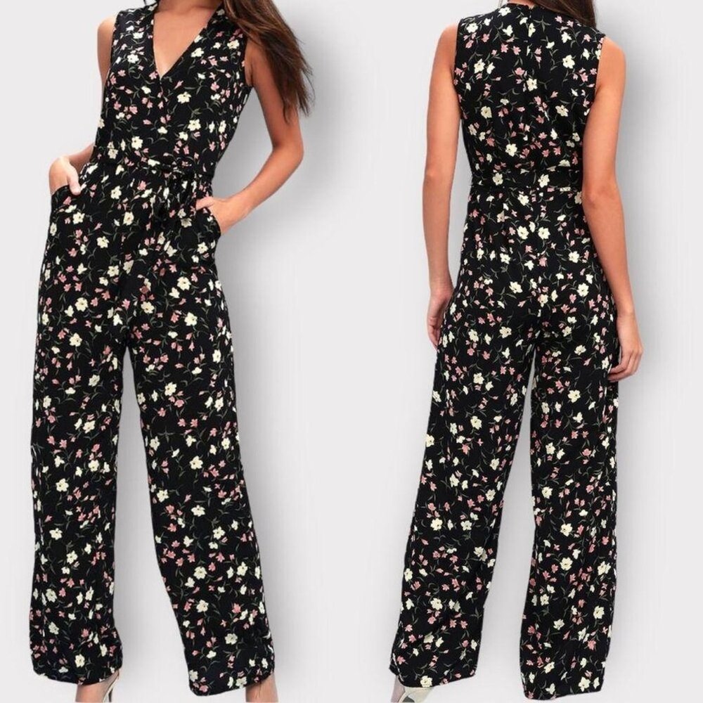 Floral Lulu's Jumpsuit